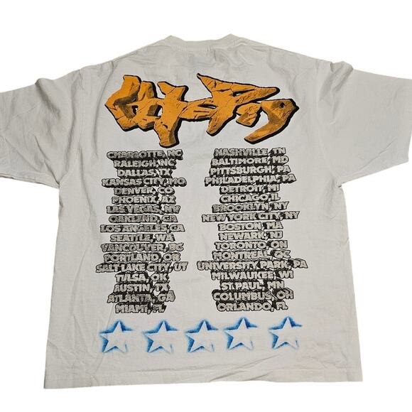 NWOT Travis Scott Utopia Skitzo Circus Maximus Tour White Tee XL - Picture 3 of 3